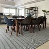 Jessica Walnut Dining Table Indoor View 2