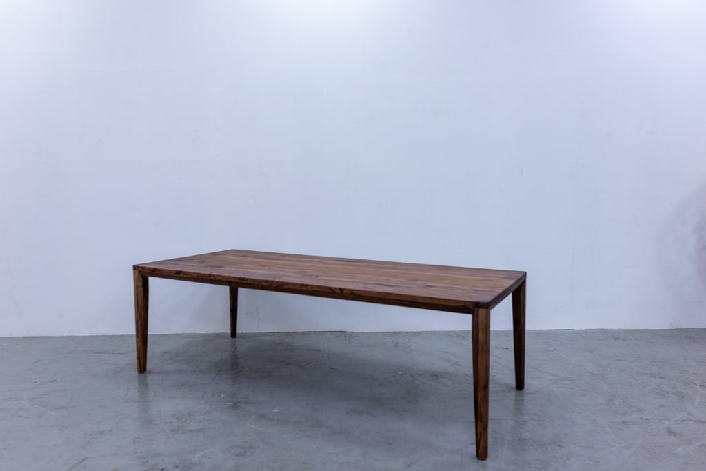 Jessica Walnut Dining Table Perspective View 1
