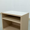Jodie Marble Top Bed Side Table Side view 5