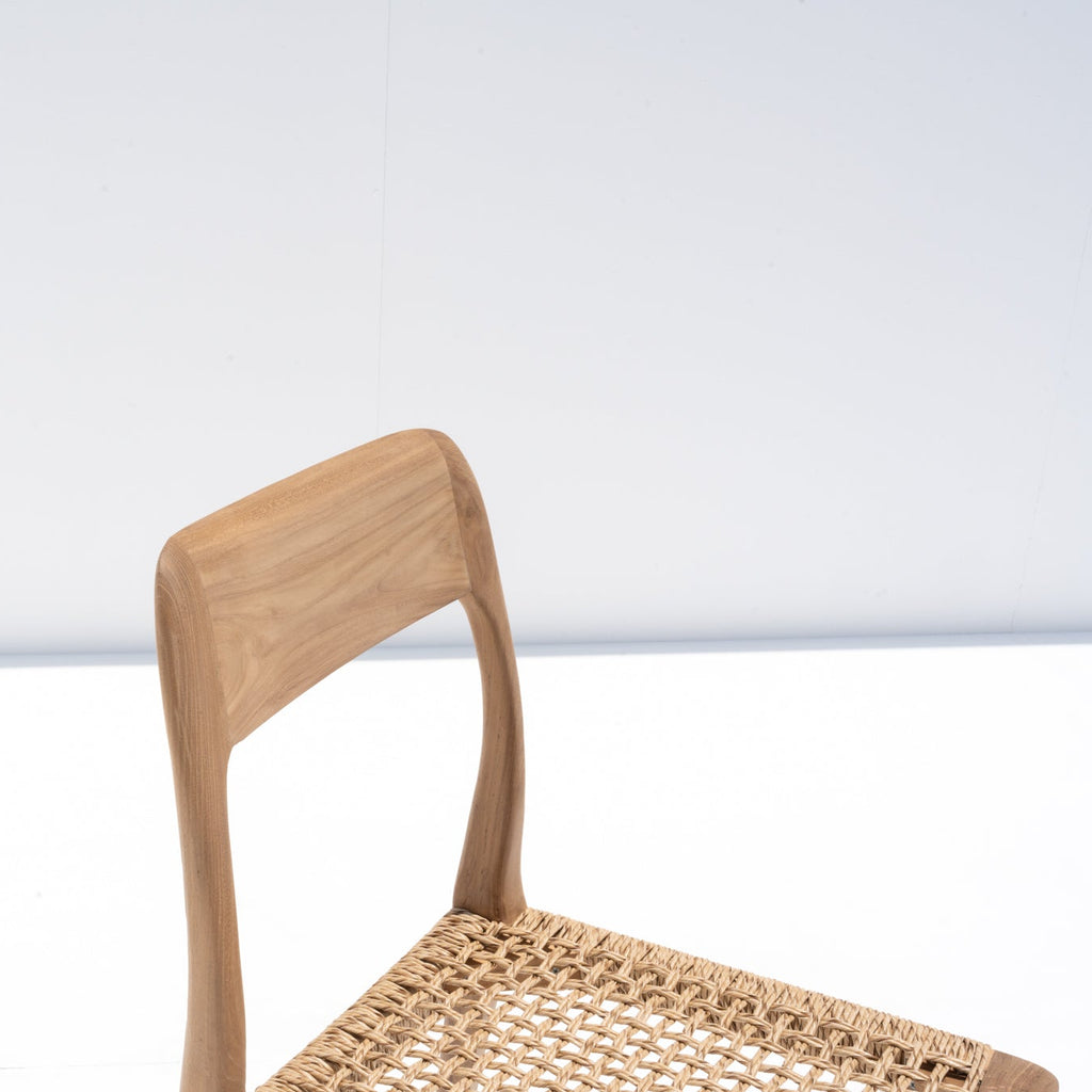 Kaia Teak Woven Dining Chair 4