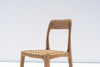Kaia Teak Woven Dining Chair Side view 5