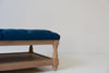 Kensington Chesterfield Ottoman Coffee Table Detailed Fabric Texture View 1