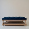 Kensington Chesterfield Ottoman Coffee Table Front View 1