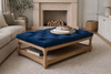 Kensington Chesterfield Ottoman Coffee Table Indoor View 1