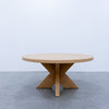 Kerry Oak Dining Table Front View 1