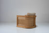 Kira Outdoor Teak Single Seater Sofa Perspective View 5