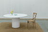 Kirsty Microcement Dining Table Front View 10