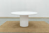 Kirsty Microcement Dining Table Front View 6
