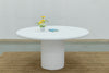 Kirsty Microcement Dining Table Front View 8