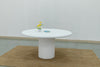 Kirsty Microcement Dining Table Front View 9