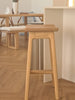 Knox Oak Bar Stool Indoor View 1