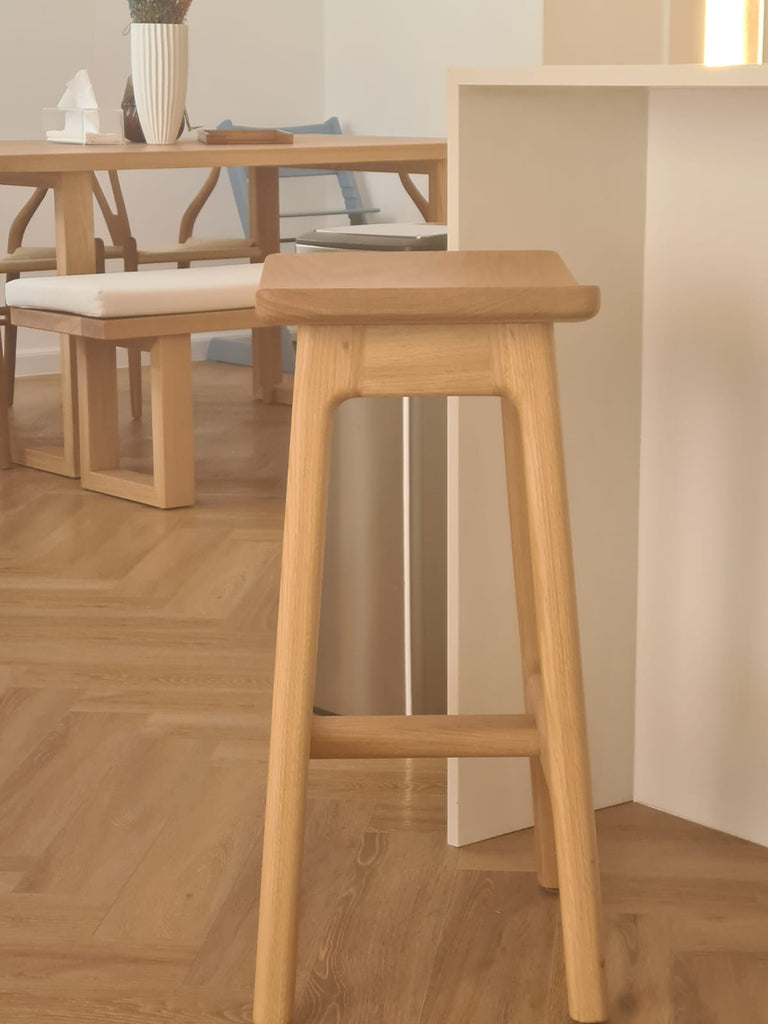 Knox Oak Bar Stool Indoor View 1