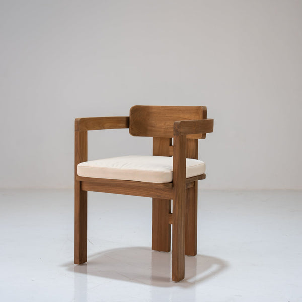 Kyoto Teak Dining Chair Perspective View 1