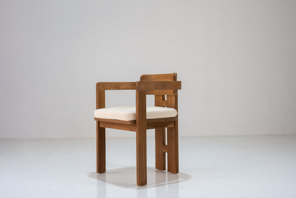 Kyoto Teak Dining Chair Perspective View 3