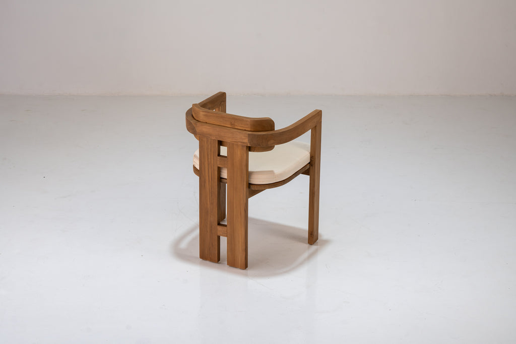 Kyoto Teak Dining Chair Rear View 5