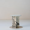 Lago Arabescato Side Table View 2