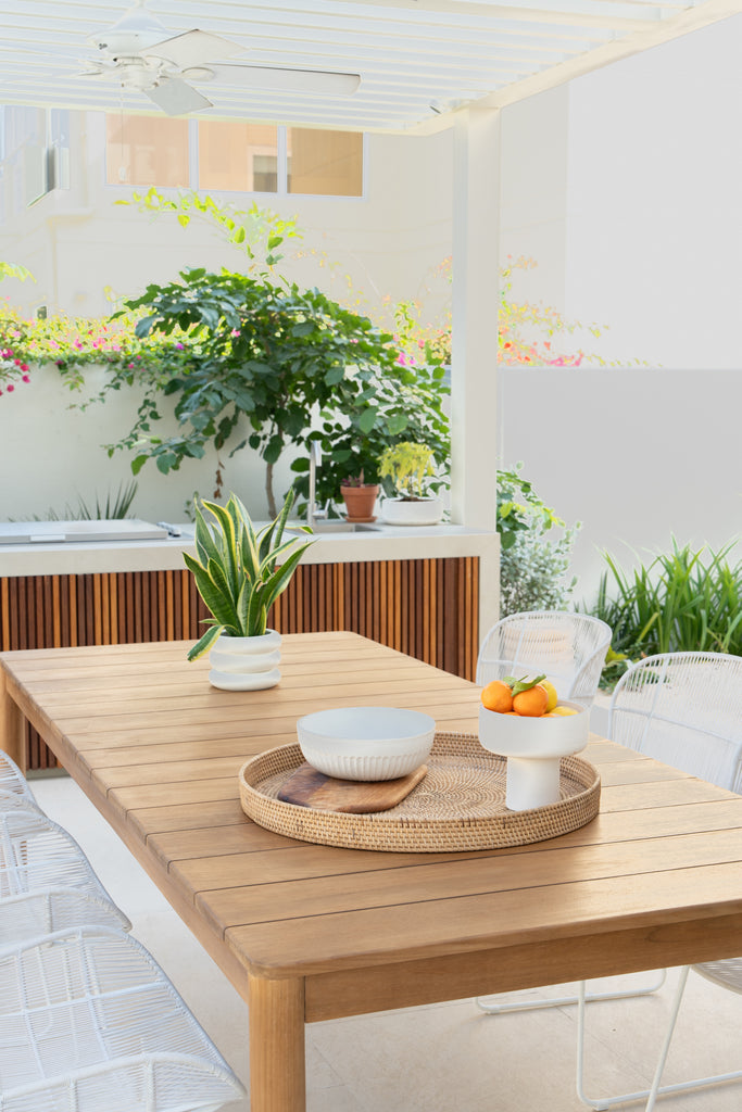 Laguna Teak Dining Table Customer Home