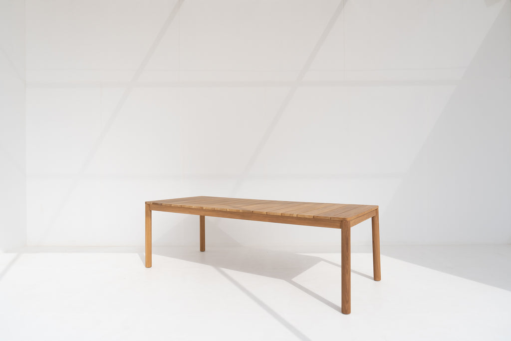 Laguna Teak Dining Table Side view