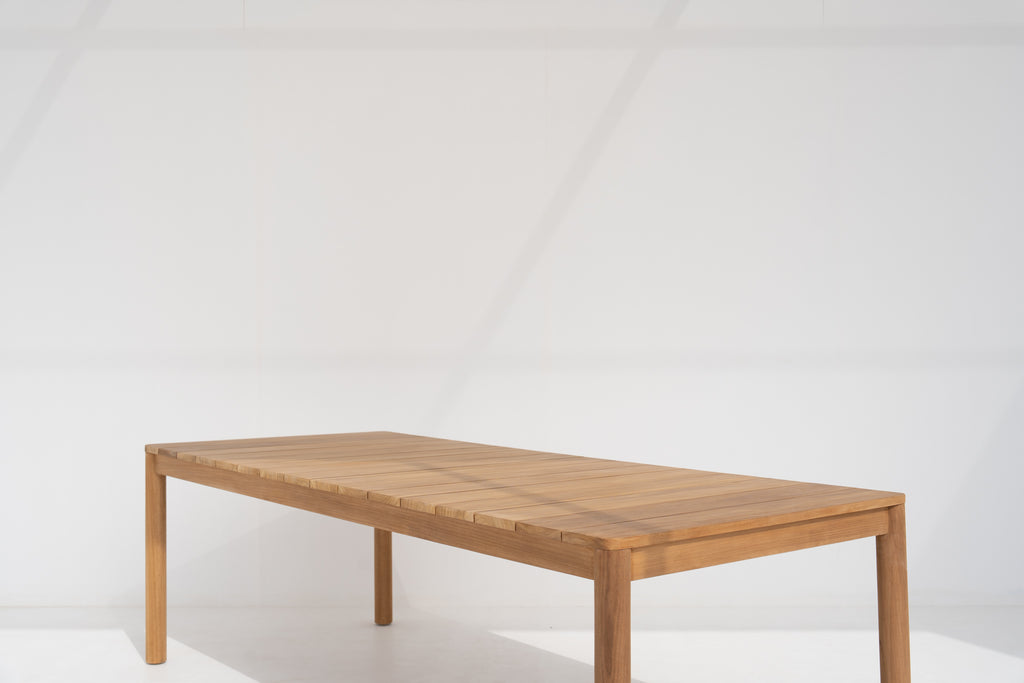 Laguna Teak Dining Table Side view