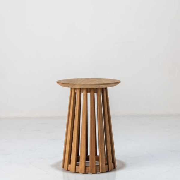 Lattice Side Table Front Perspective View 1