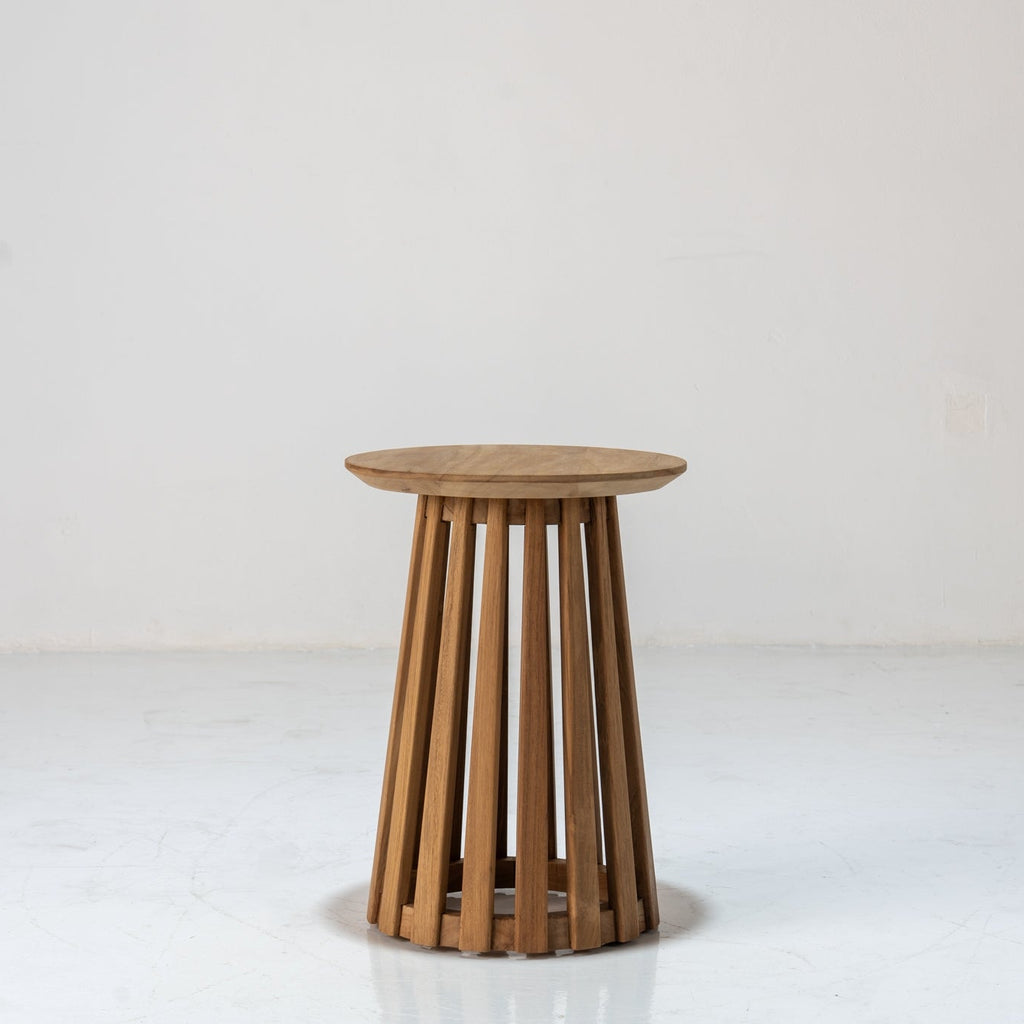 Lattice Side Table Front Perspective View 2