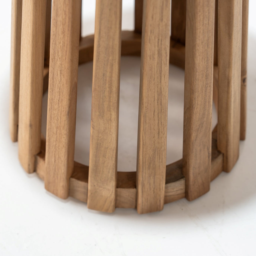 Lattice Side Table Leg View 1