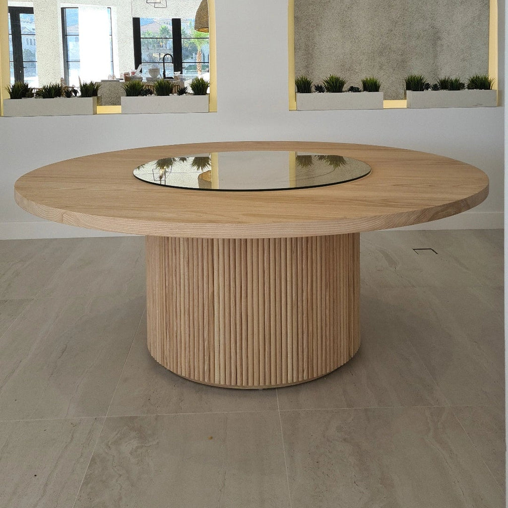 Lazy Susan Dining Table Indoor Perspective View 1