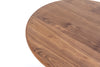 Lincoln Walnut Dining Table Detailed Top Texture View 2