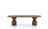 Lincoln Walnut Dining Table Front View 2