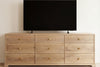 Linden Oak Chest of Drawers Indoor Perspective View 6