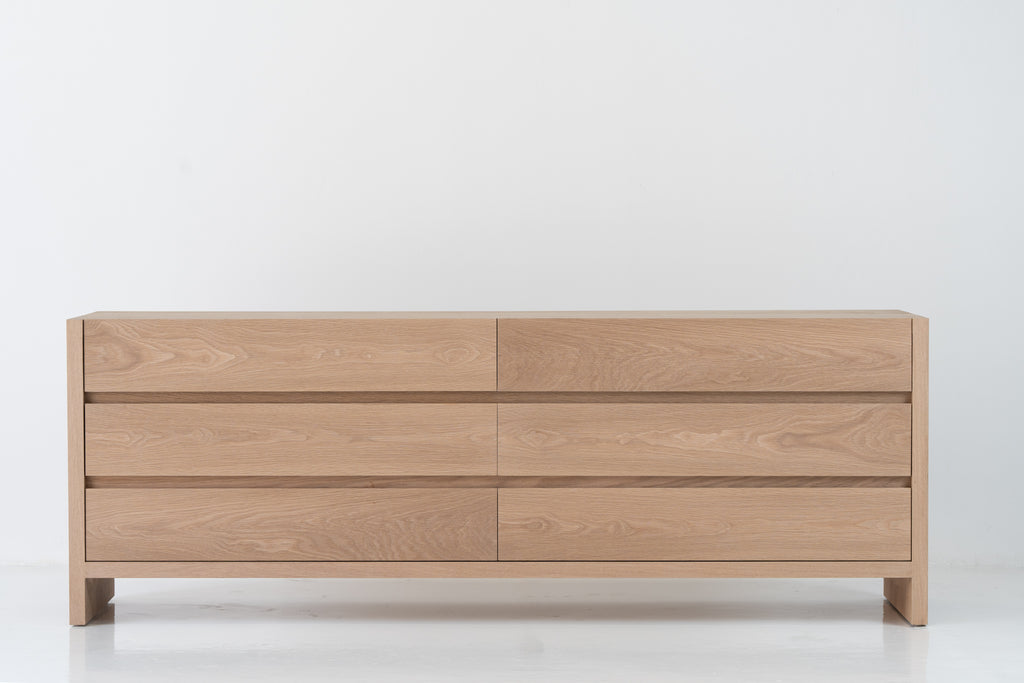 Linea Chest of Drawers Front Perspective View 1