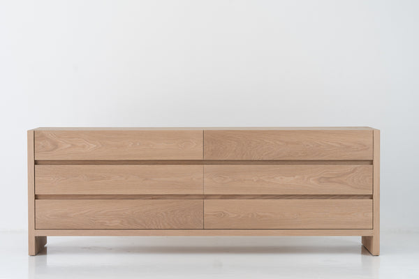 Linea Chest of Drawers Front Perspective View 1