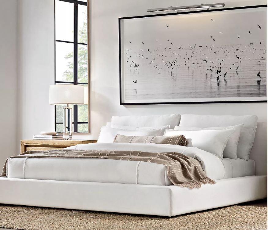 Linen Cloud Bed Customer Home 2