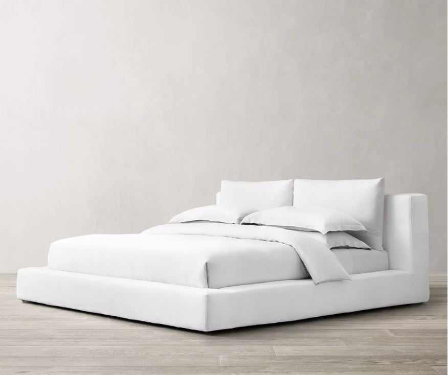 Linen Cloud Bed Side view