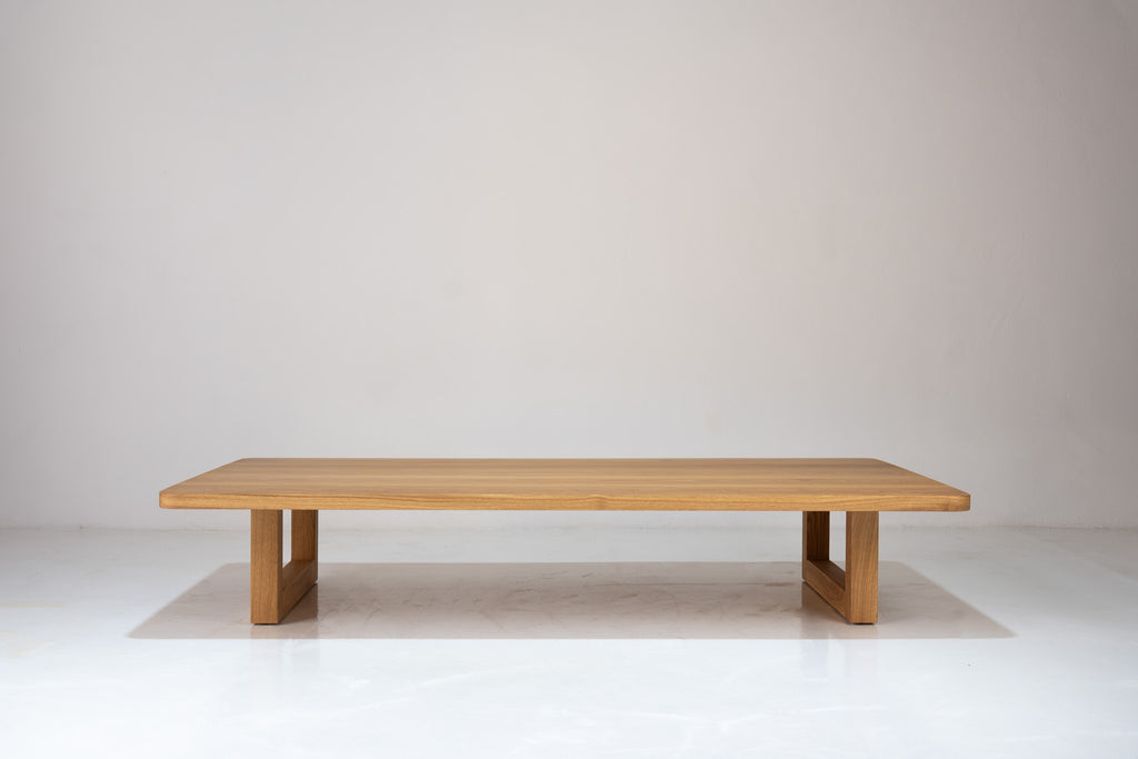 Lior Oak Coffee Table Front View 1