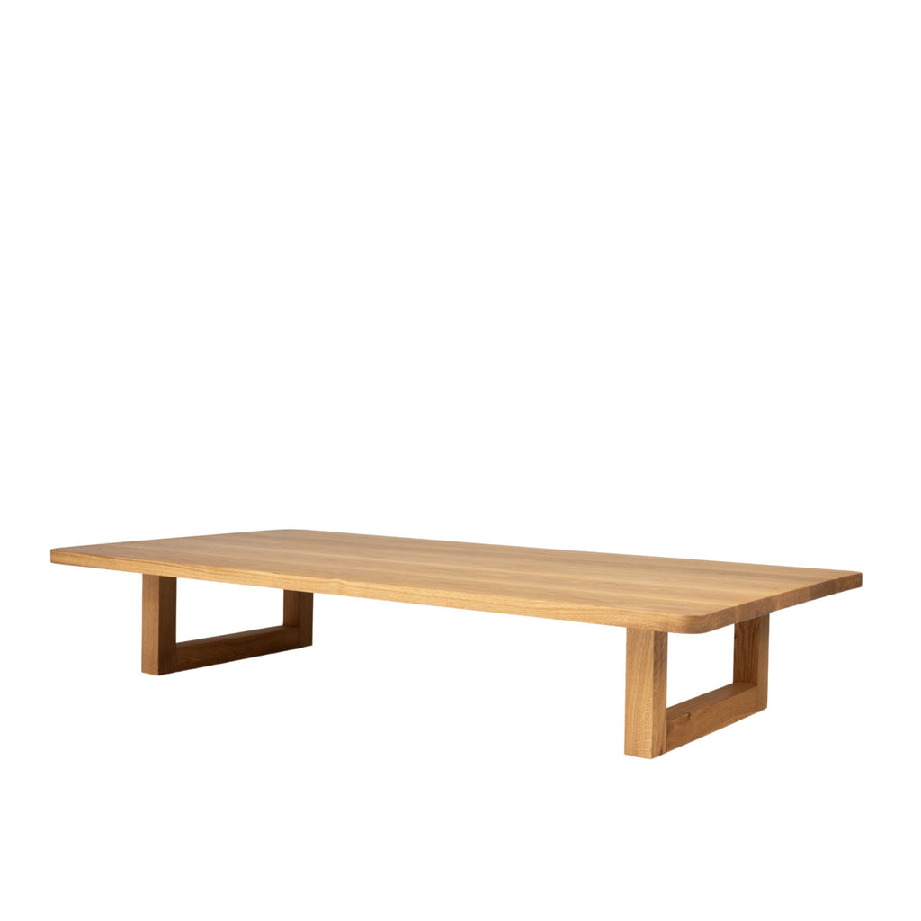 Lior Oak Coffee Table White Background View 1