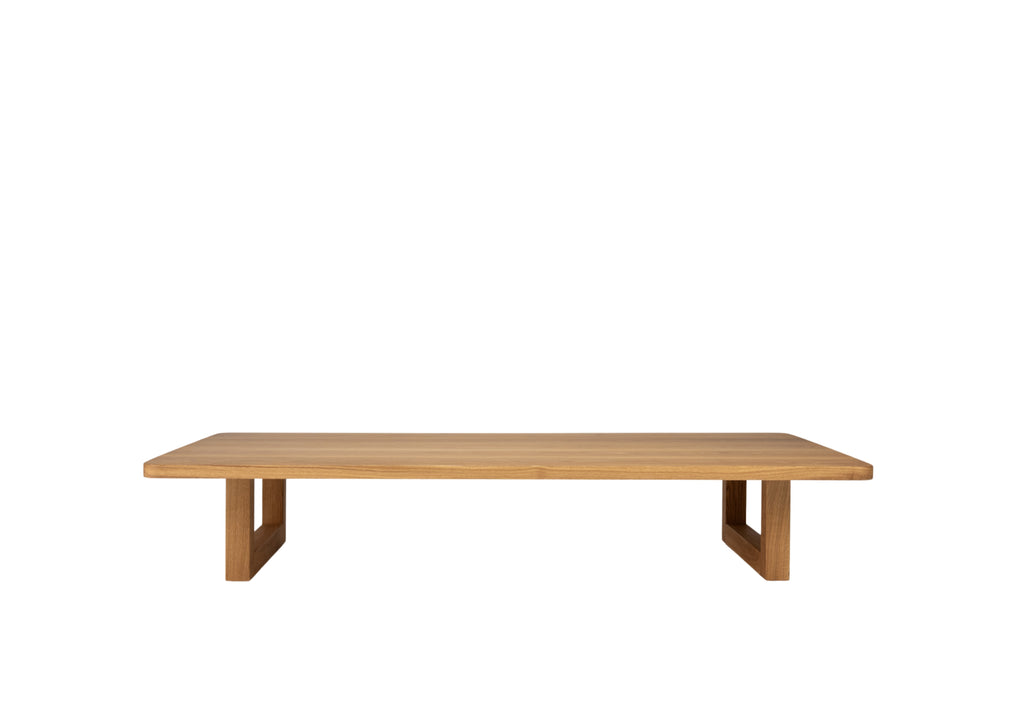 Lior Oak Coffee Table White Background View 2
