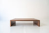Loft Walnut Coffee Table Front View 2