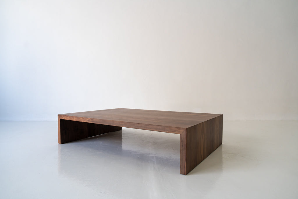 Loft Walnut Coffee Table Perspective View 1