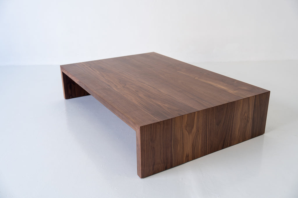 Loft Walnut Coffee Table Perspective View 3
