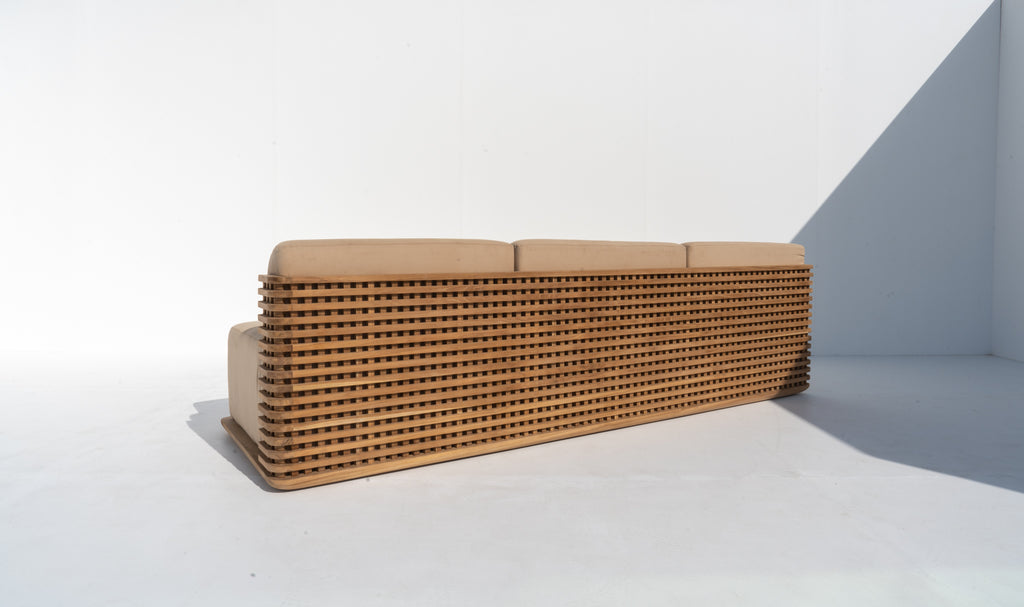 Louvre Outdoor Sofa – 3 Seater Back view