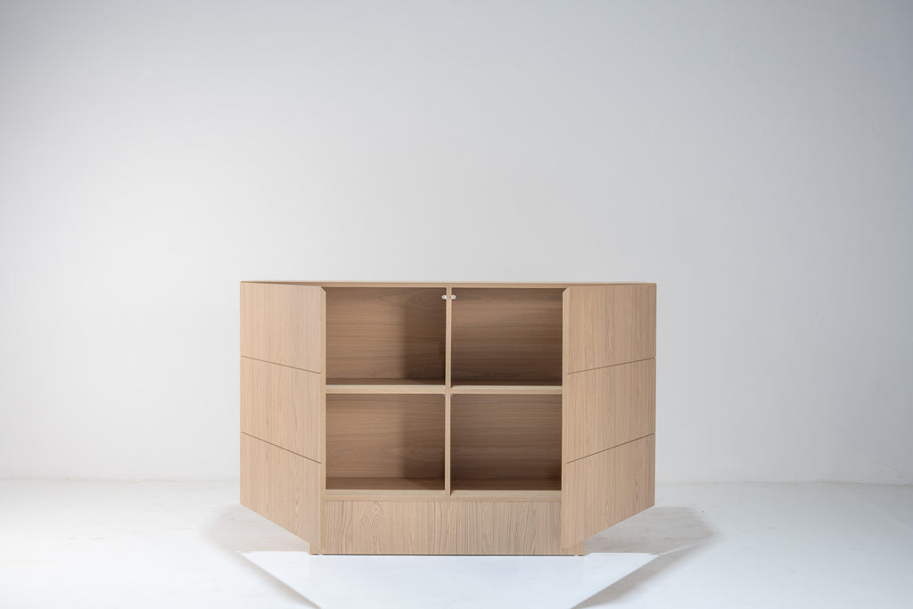 Loxley Oak Sideboard Front View 6
