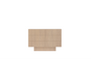 Loxley Oak Sideboard White Background View 1