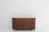 Luca Calacatta Walnut Dresser Front Perspective View 1