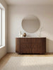 Luca Calacatta Walnut Dresser Indoor Perspective View 2
