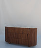 Luca Calacatta Walnut Dresser Perspective View 1