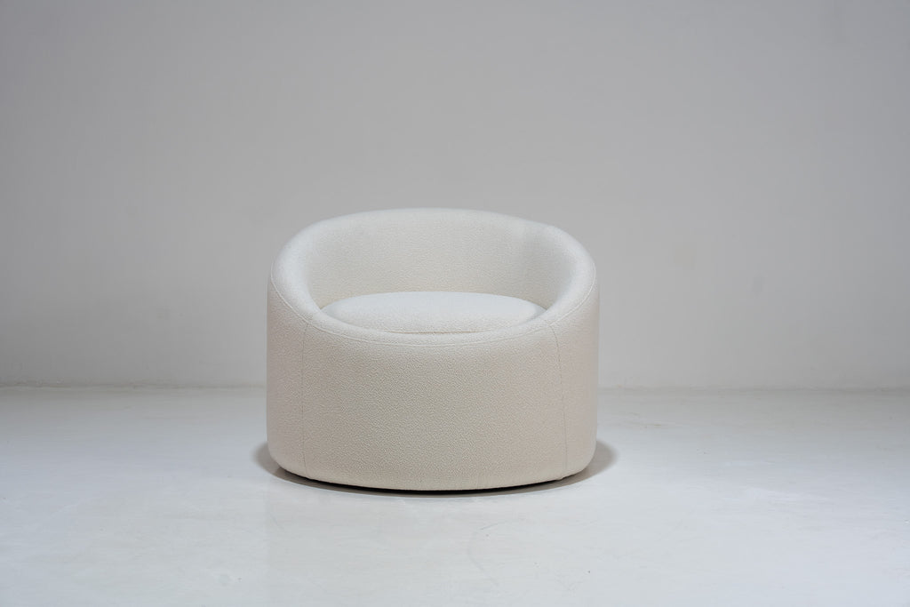 Luma Boucle Chair Front View 3