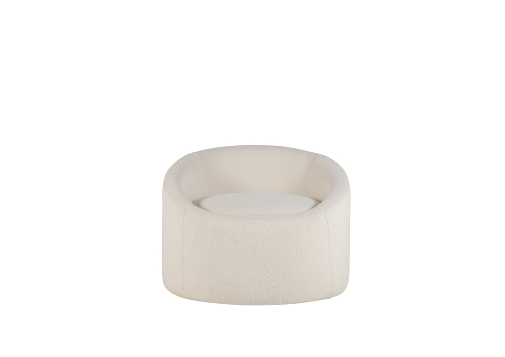 Luma Boucle Chair Front View 4