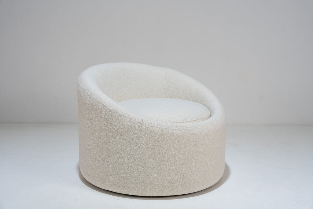 Luma Boucle Chair Perspective View 3