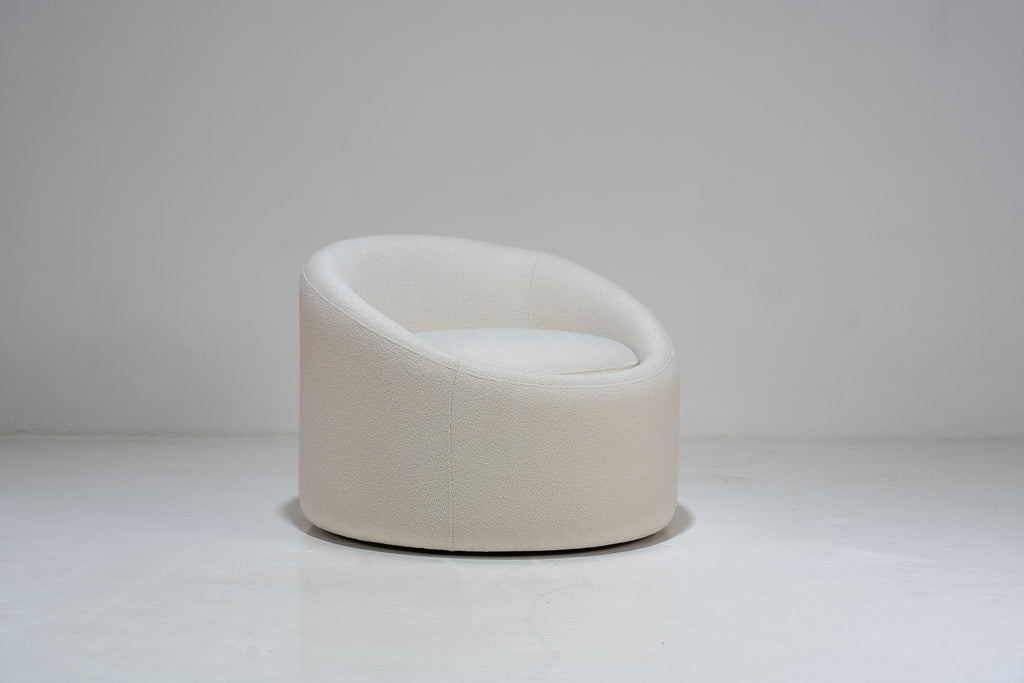 Luma Boucle Chair Perspective View 4